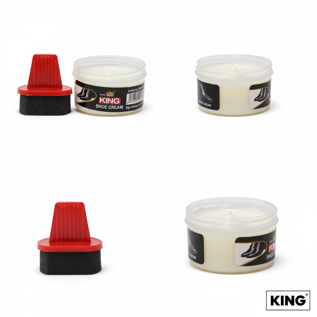Super King Premium Leather Shoe Cream with Applicator 4