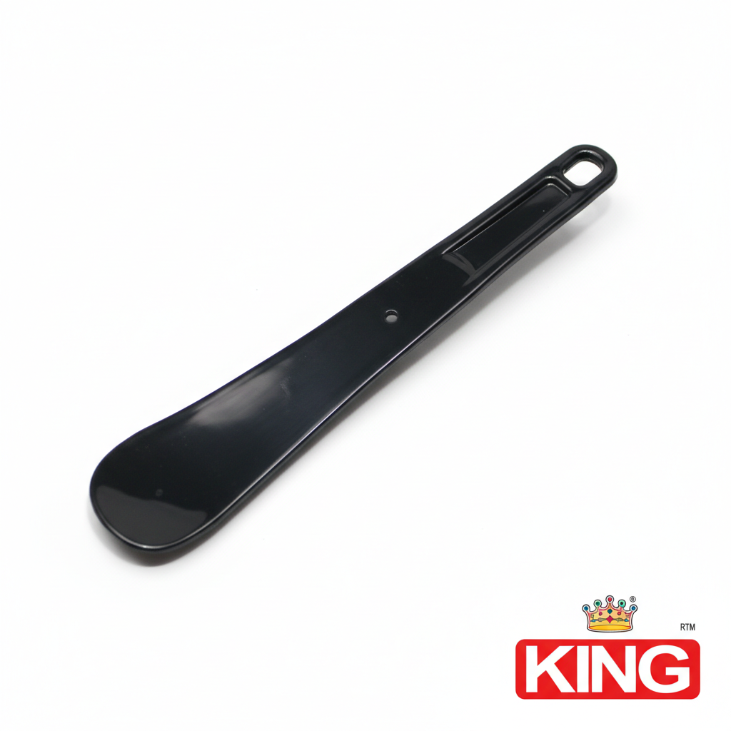 King Premium Black Shoe Horn – Professional Shoe Wearing Tool 1