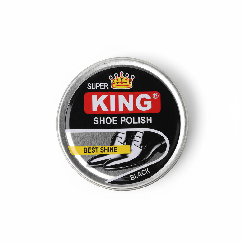 Super King Premium Black Shoe Polish 1