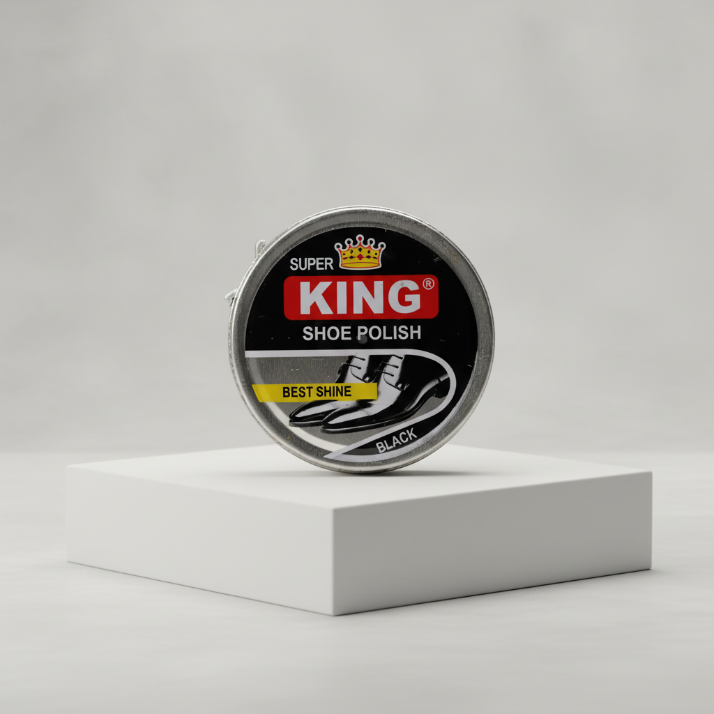 Super King Premium Black Shoe Polish 3