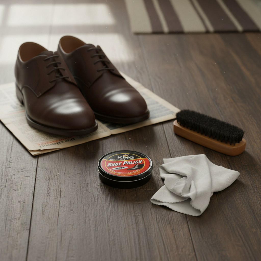 Brilliant Black Shoe Polish – Premium High Quality Leather Shine 2