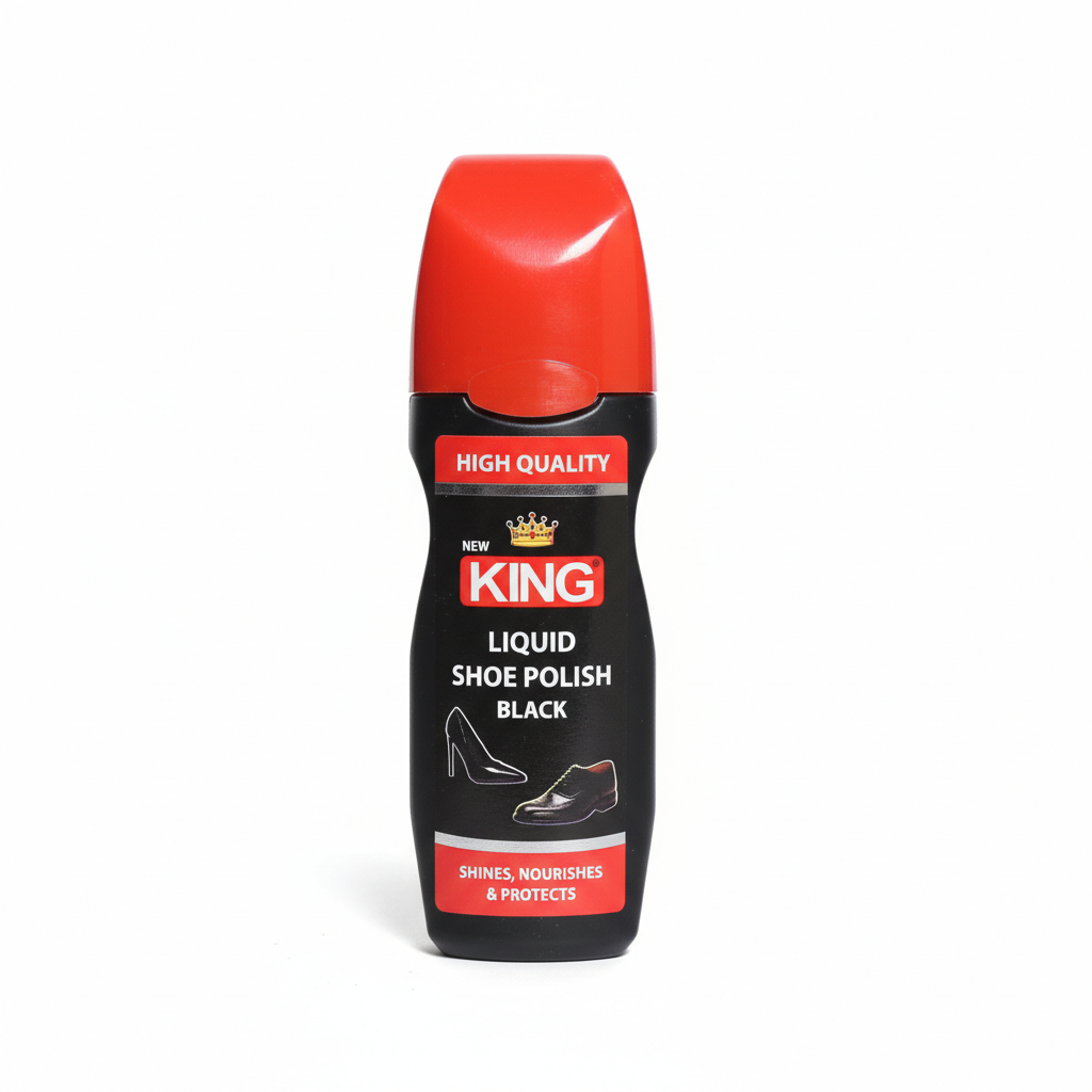 King Black Liquid Shoe Polish 1