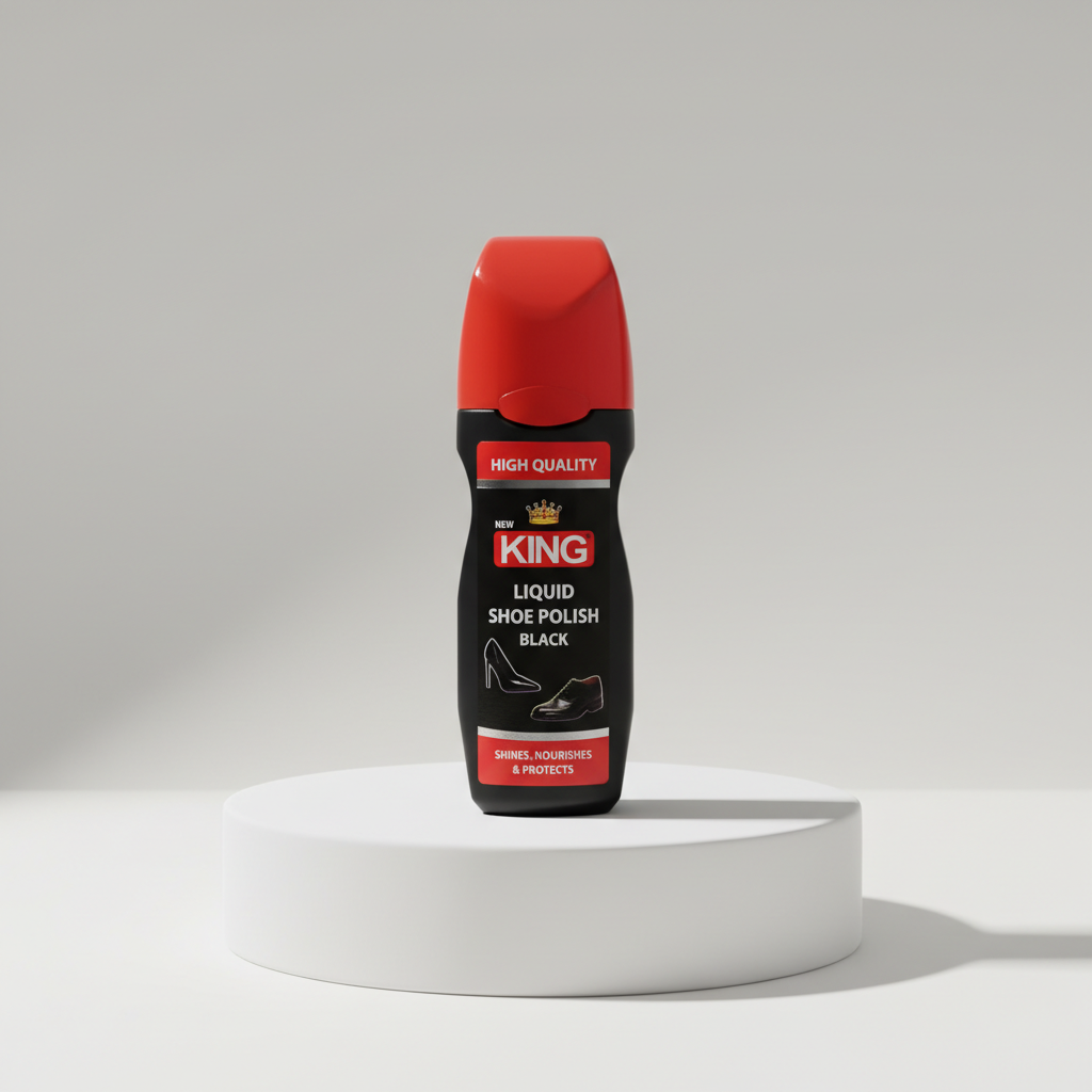 King Black Liquid Shoe Polish 3