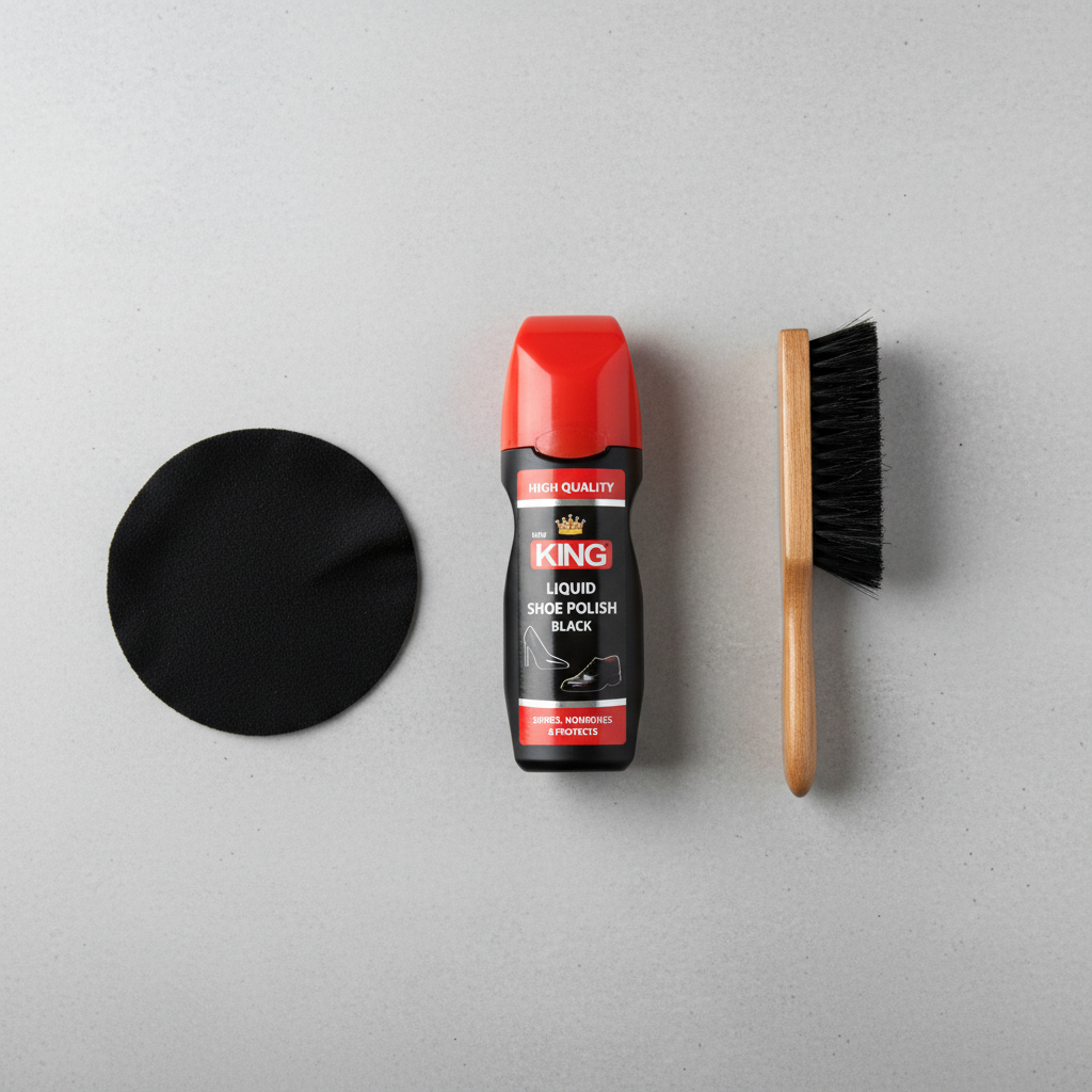 King Black Liquid Shoe Polish 4